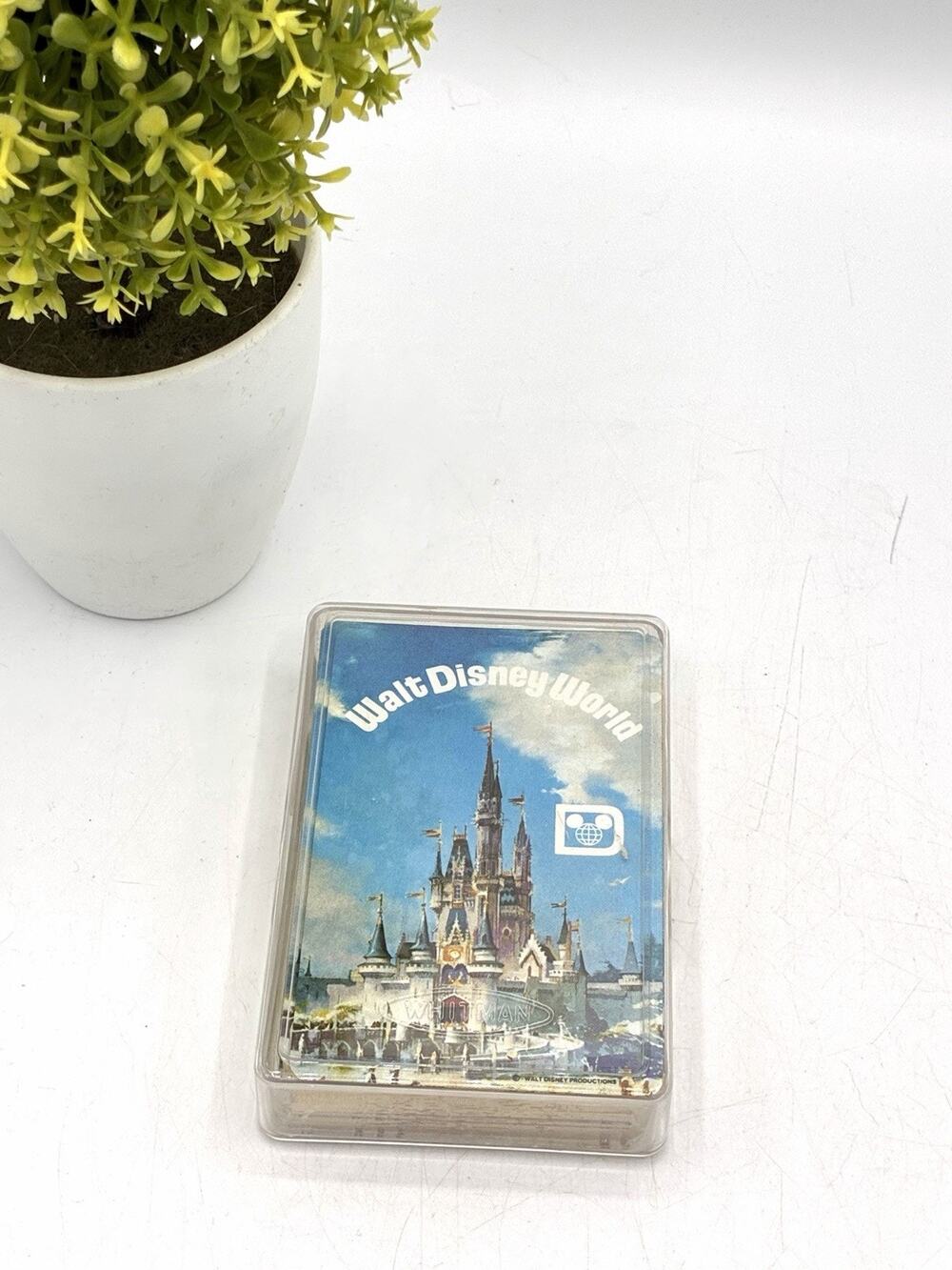 Vintage 1970s Walt Disney World Playing Cards Full Deck Cinderella's Castle2